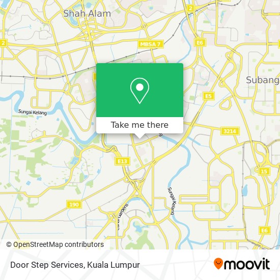 Door Step Services map