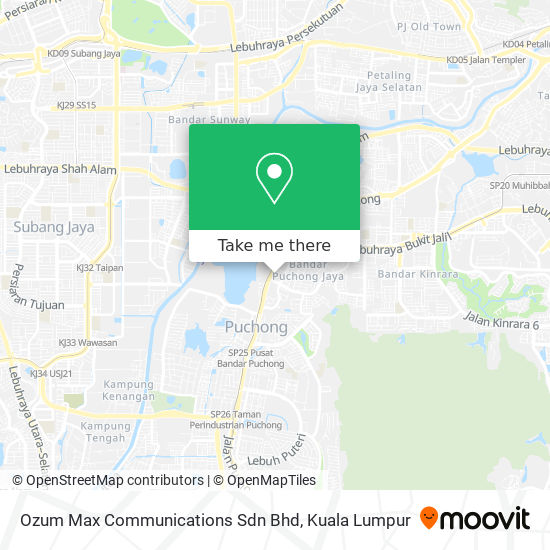Ozum Max Communications Sdn Bhd map