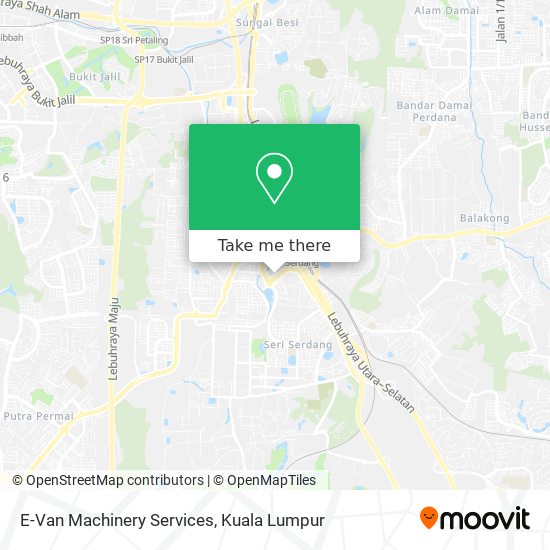 E-Van Machinery Services map