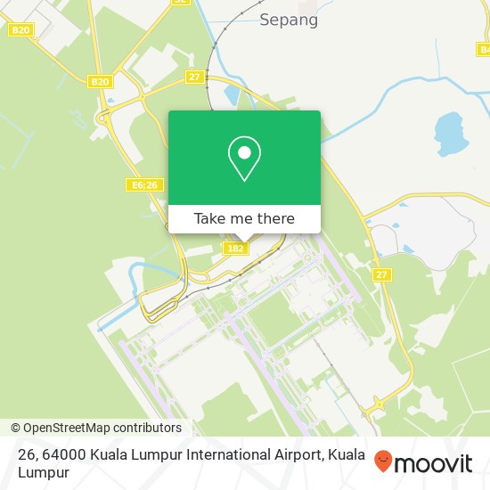 Peta 26, 64000 Kuala Lumpur International Airport