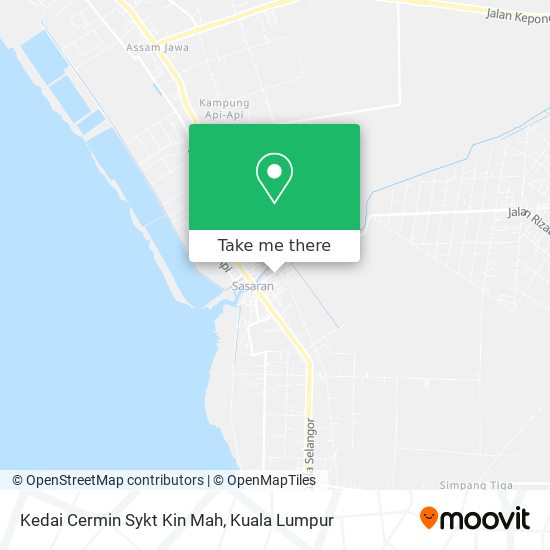 Peta Kedai Cermin Sykt Kin Mah