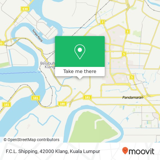 F.C.L. Shipping, 42000 Klang map