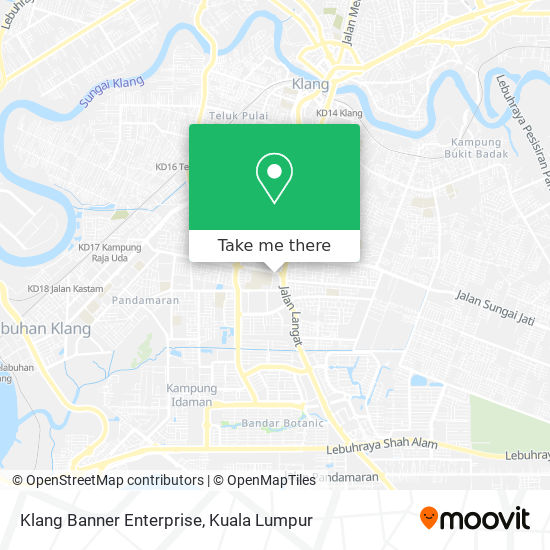 Peta Klang Banner Enterprise