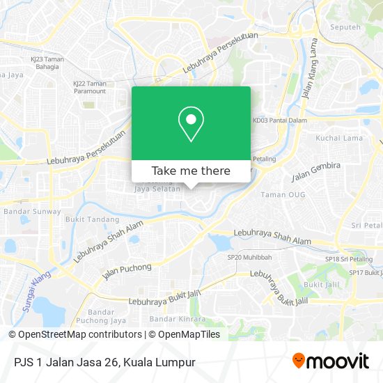 PJS 1 Jalan Jasa 26 map