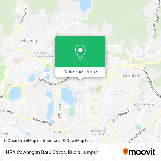 HPA Cawangan Batu Caves map