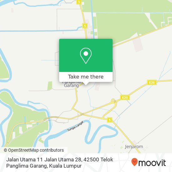 Jalan Utama 11 Jalan Utama 28, 42500 Telok Panglima Garang map