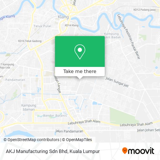 AKJ Manufacturing Sdn Bhd map