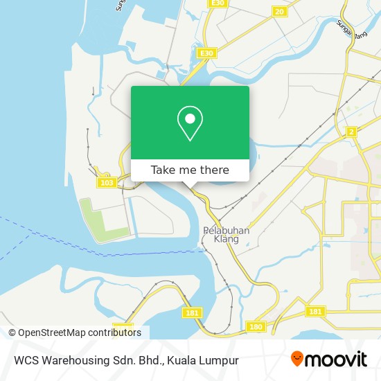 WCS Warehousing Sdn. Bhd. map