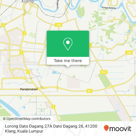 Peta Lorong Dato Dagang 27A Dato Dagang 26, 41200 Klang