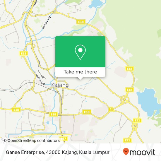 Peta Ganee Enterprise, 43000 Kajang