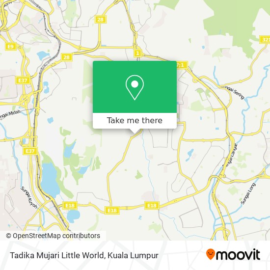 Tadika Mujari Little World map