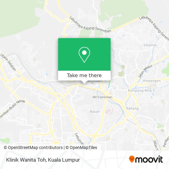 Klinik Wanita Toh map