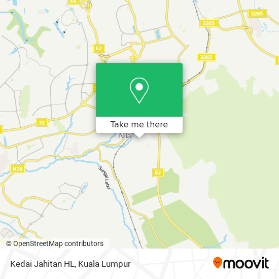 Kedai Jahitan HL map