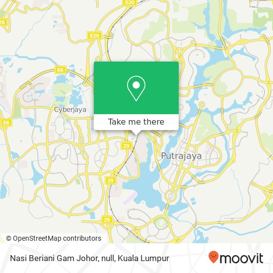 Nasi Beriani Gam Johor, null map