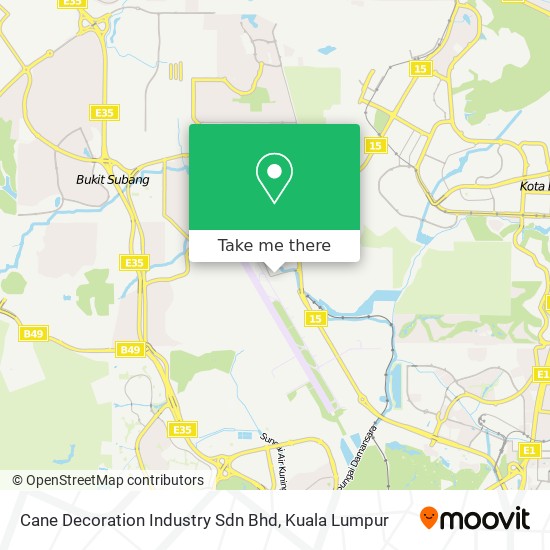 Cane Decoration Industry Sdn Bhd map