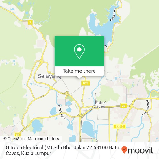 Gitroen Electrical (M) Sdn Bhd, Jalan 22 68100 Batu Caves map