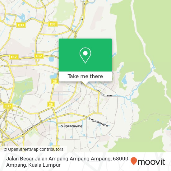 Jalan Besar Jalan Ampang Ampang Ampang, 68000 Ampang map