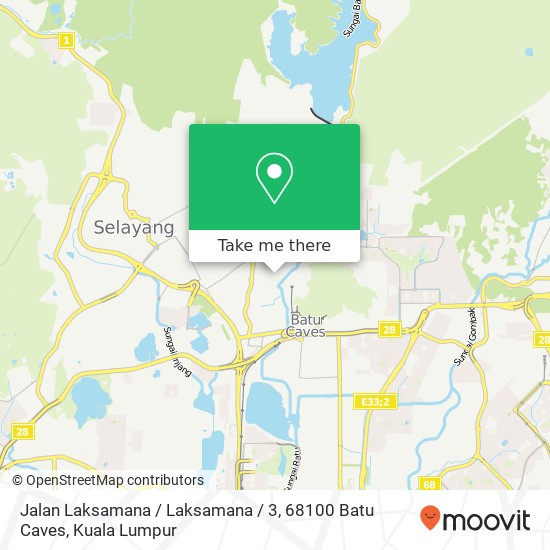 Jalan Laksamana / Laksamana / 3, 68100 Batu Caves map