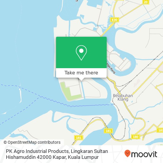 PK Agro Industrial Products, Lingkaran Sultan Hishamuddin 42000 Kapar map