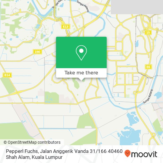 Peta Pepperl Fuchs, Jalan Anggerik Vanda 31 / 166 40460 Shah Alam
