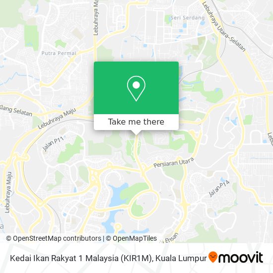 Peta Kedai Ikan Rakyat 1 Malaysia (KIR1M)