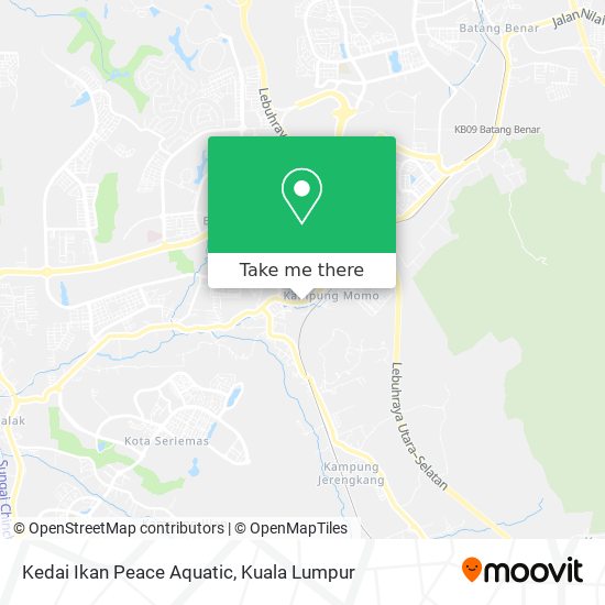 Kedai Ikan Peace Aquatic map