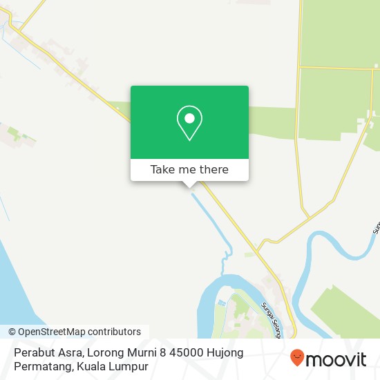 Peta Perabut Asra, Lorong Murni 8 45000 Hujong Permatang
