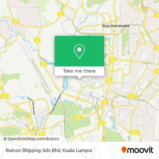Peta Bulcon Shipping Sdn Bhd
