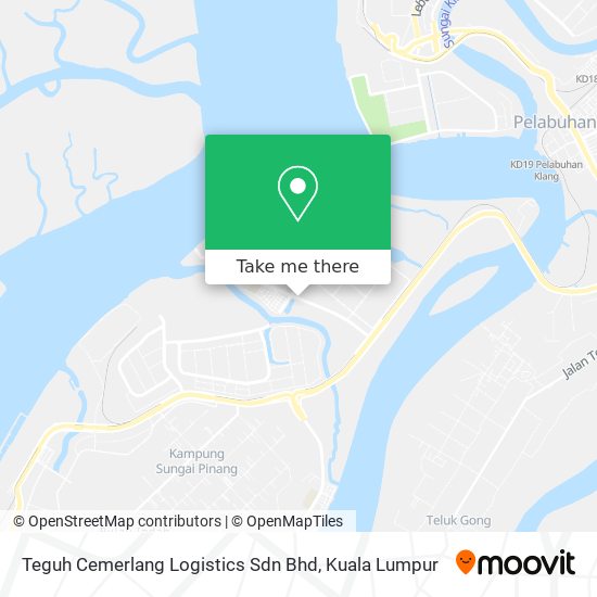 Peta Teguh Cemerlang Logistics Sdn Bhd