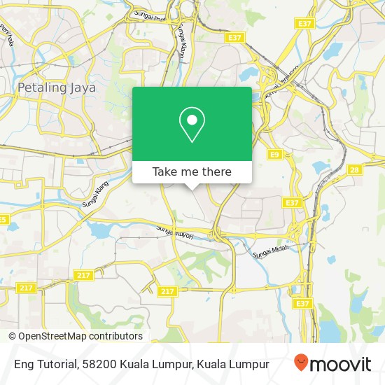Peta Eng Tutorial, 58200 Kuala Lumpur