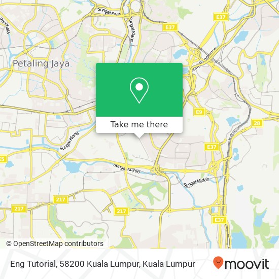 Eng Tutorial, 58200 Kuala Lumpur map