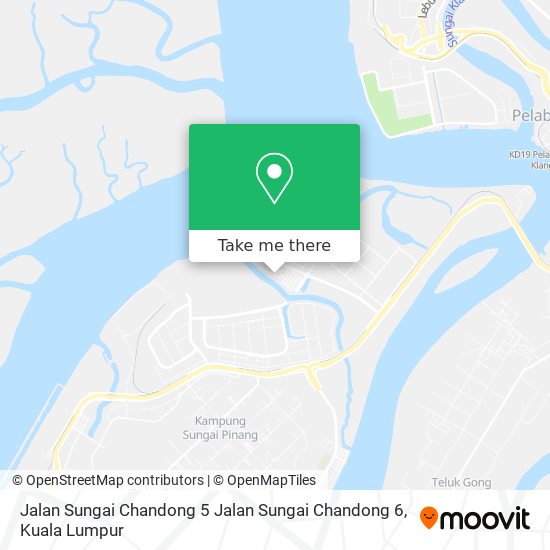 Peta Jalan Sungai Chandong 5 Jalan Sungai Chandong 6