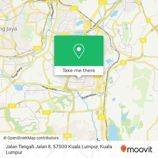 Jalan Tengah Jalan 8, 57000 Kuala Lumpur map