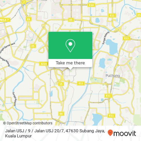 Jalan USJ / 9 / Jalan USJ 20 / 7, 47630 Subang Jaya map