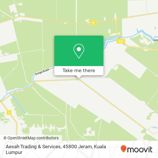 Aesah Trading & Services, 45800 Jeram map