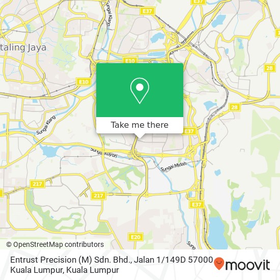 Entrust Precision (M) Sdn. Bhd., Jalan 1 / 149D 57000 Kuala Lumpur map