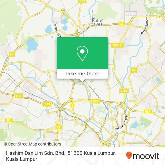 Hashim Dan Lim Sdn. Bhd., 51200 Kuala Lumpur map