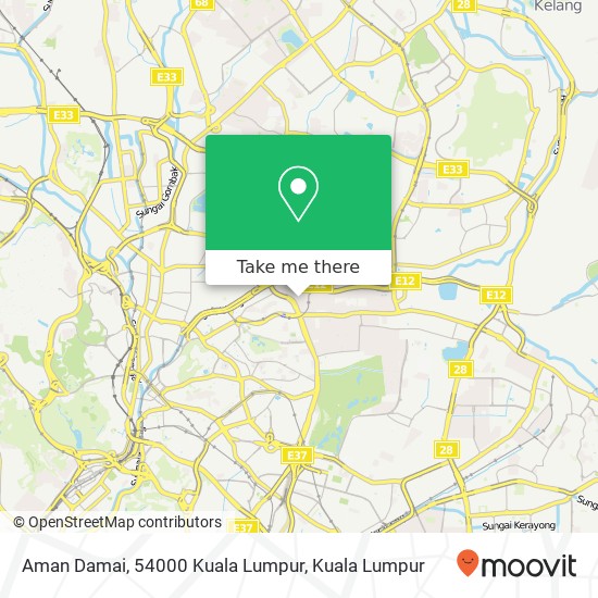 Aman Damai, 54000 Kuala Lumpur map