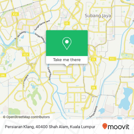 Persiaran Klang, 40400 Shah Alam map