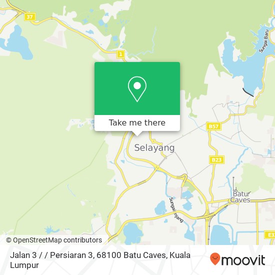 Peta Jalan 3 / / Persiaran 3, 68100 Batu Caves