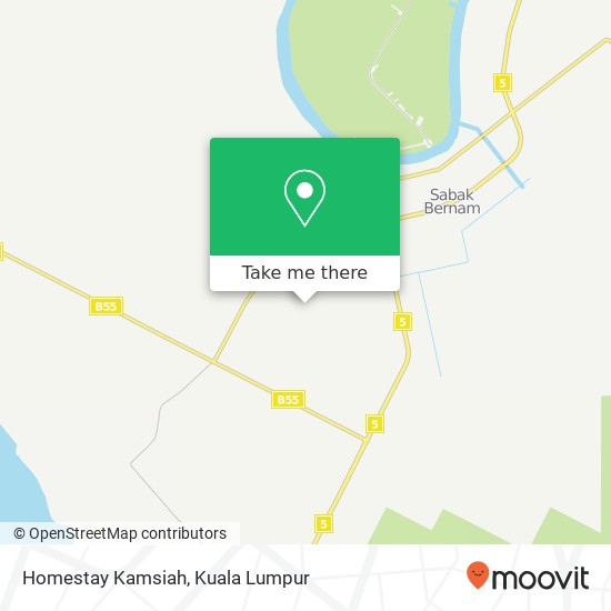 Homestay Kamsiah map