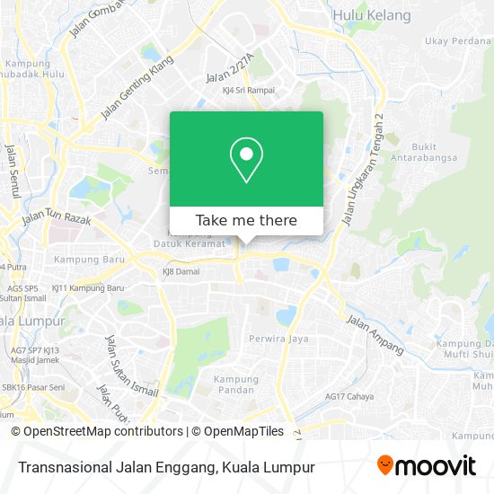 Transnasional Jalan Enggang map