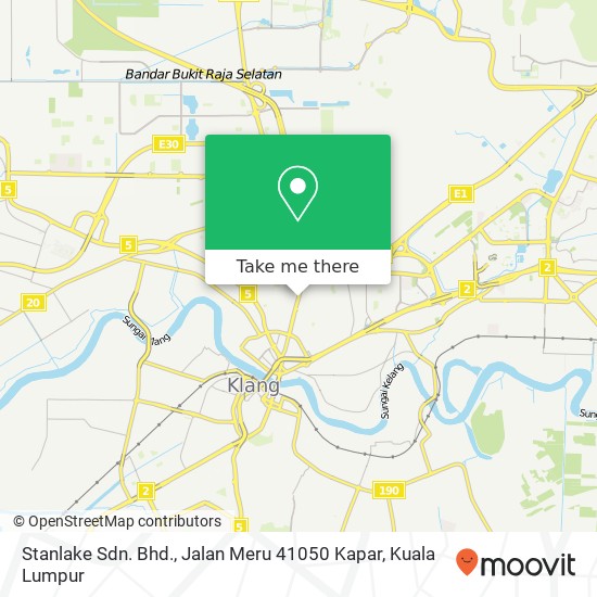 Stanlake Sdn. Bhd., Jalan Meru 41050 Kapar map