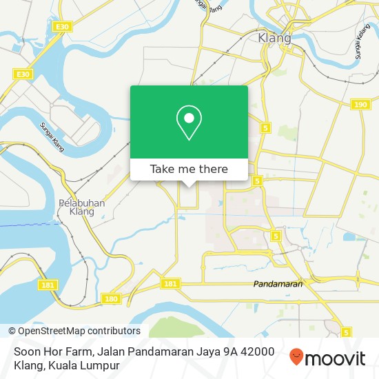 Soon Hor Farm, Jalan Pandamaran Jaya 9A 42000 Klang map