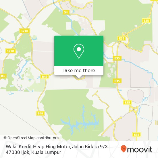 Peta Wakil Kredit Heap Hing Motor, Jalan Bidara 9 / 3 47000 Ijok