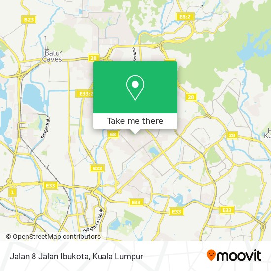 Jalan 8 Jalan Ibukota map