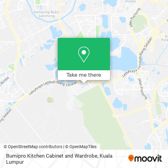 Bumipro Kitchen Cabinet and Wardrobe map
