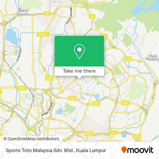 Sports Toto Malaysia Sdn. Bhd. map