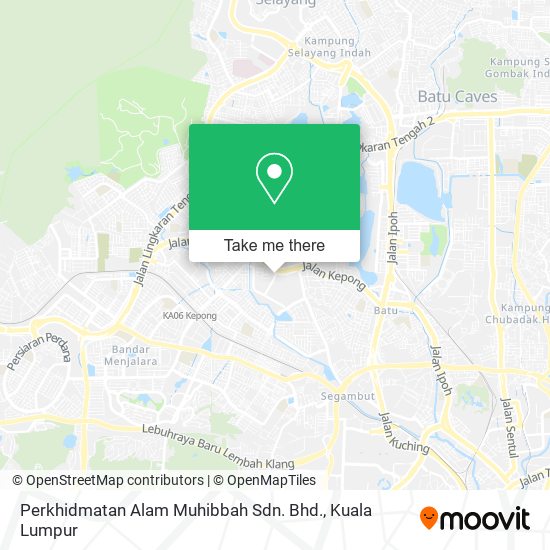 Perkhidmatan Alam Muhibbah Sdn. Bhd. map