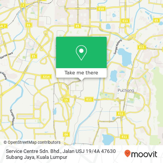 Service Centre Sdn. Bhd., Jalan USJ 19 / 4A 47630 Subang Jaya map